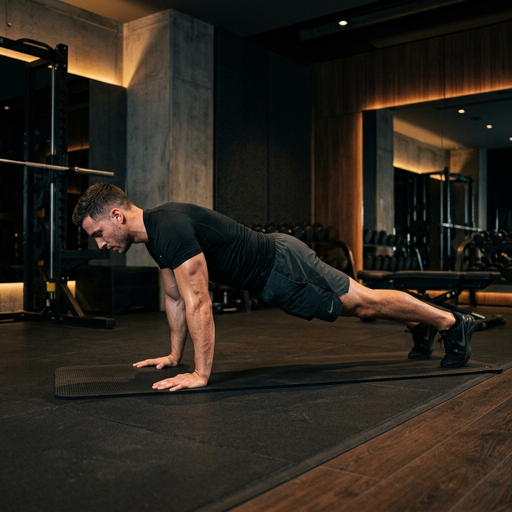تمرين الضغط الكلاسيكي (Pushup)