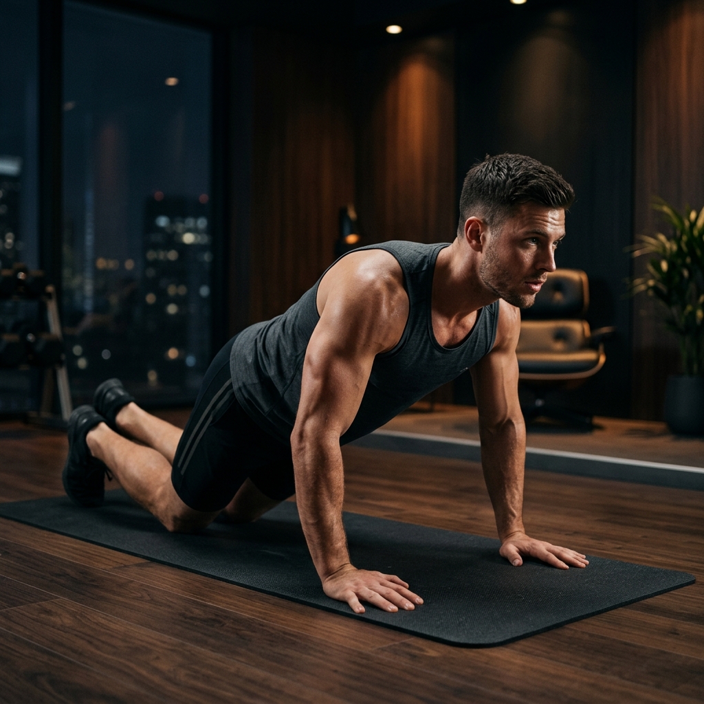 تفعيل عضلات اللوح (Scapular Pushup)